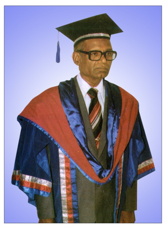 Professor Emeritus V K Ganesalingam (as appeared in 1992)